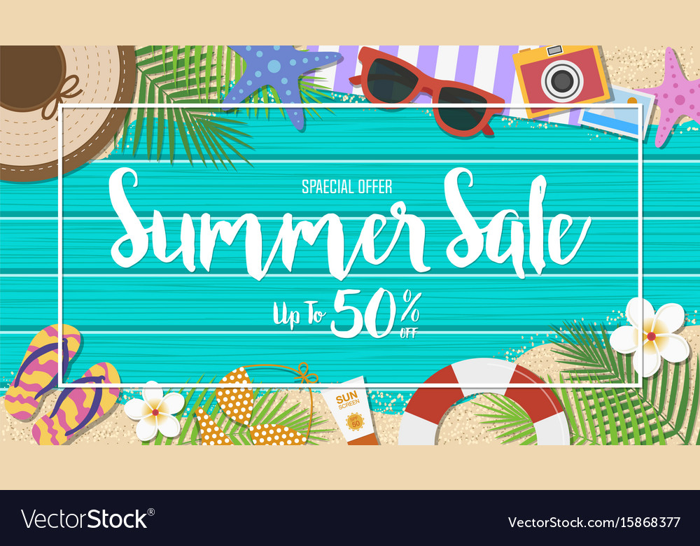 Summer sale background season vacation weekend
