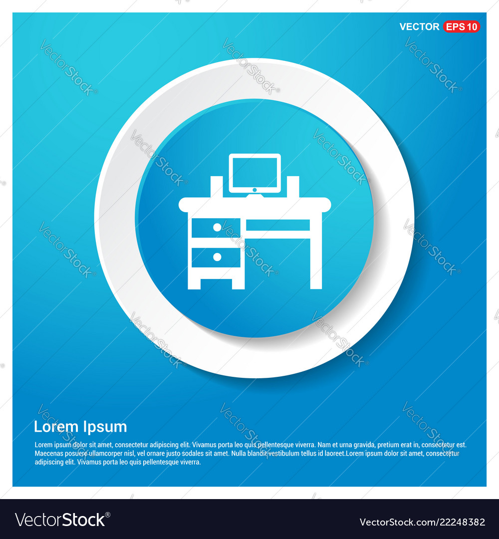 Computer table icon