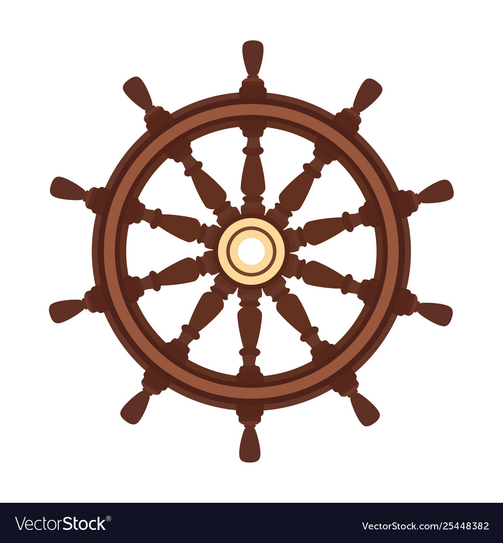 Flat boat handwheel ship wheel helm