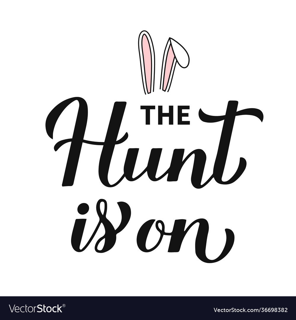 Funny easter quote typography poster template