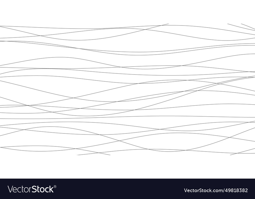 Hand drawn lines abstract pattern wave simple Vector Image Hand drawn lines abstract pattern wave simple