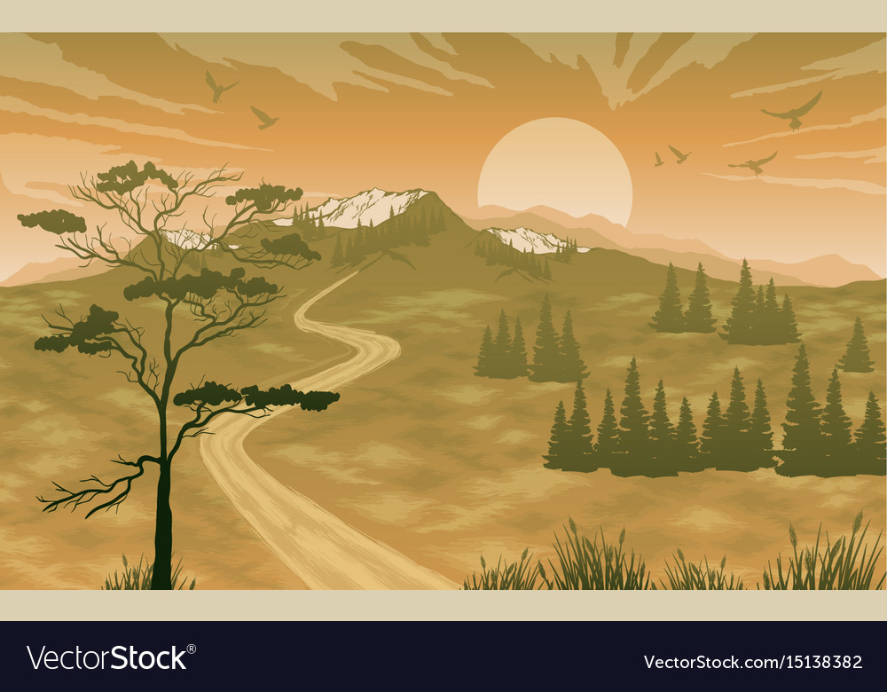 Berg Sonnenaufgang Landschaft