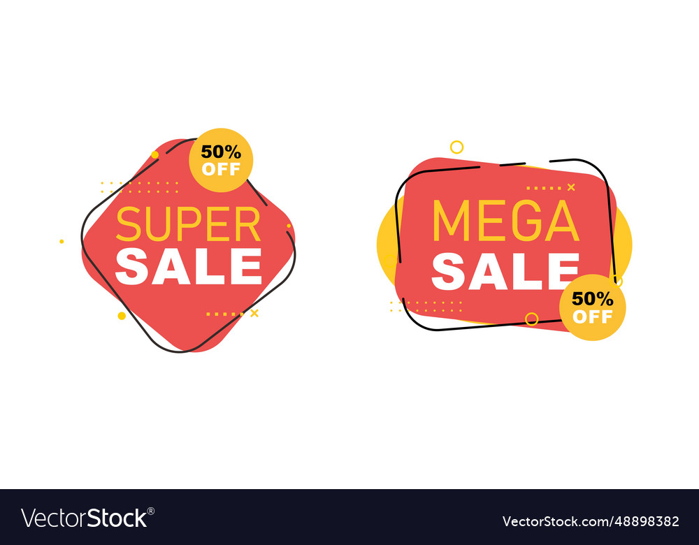 Sale label logo badge design