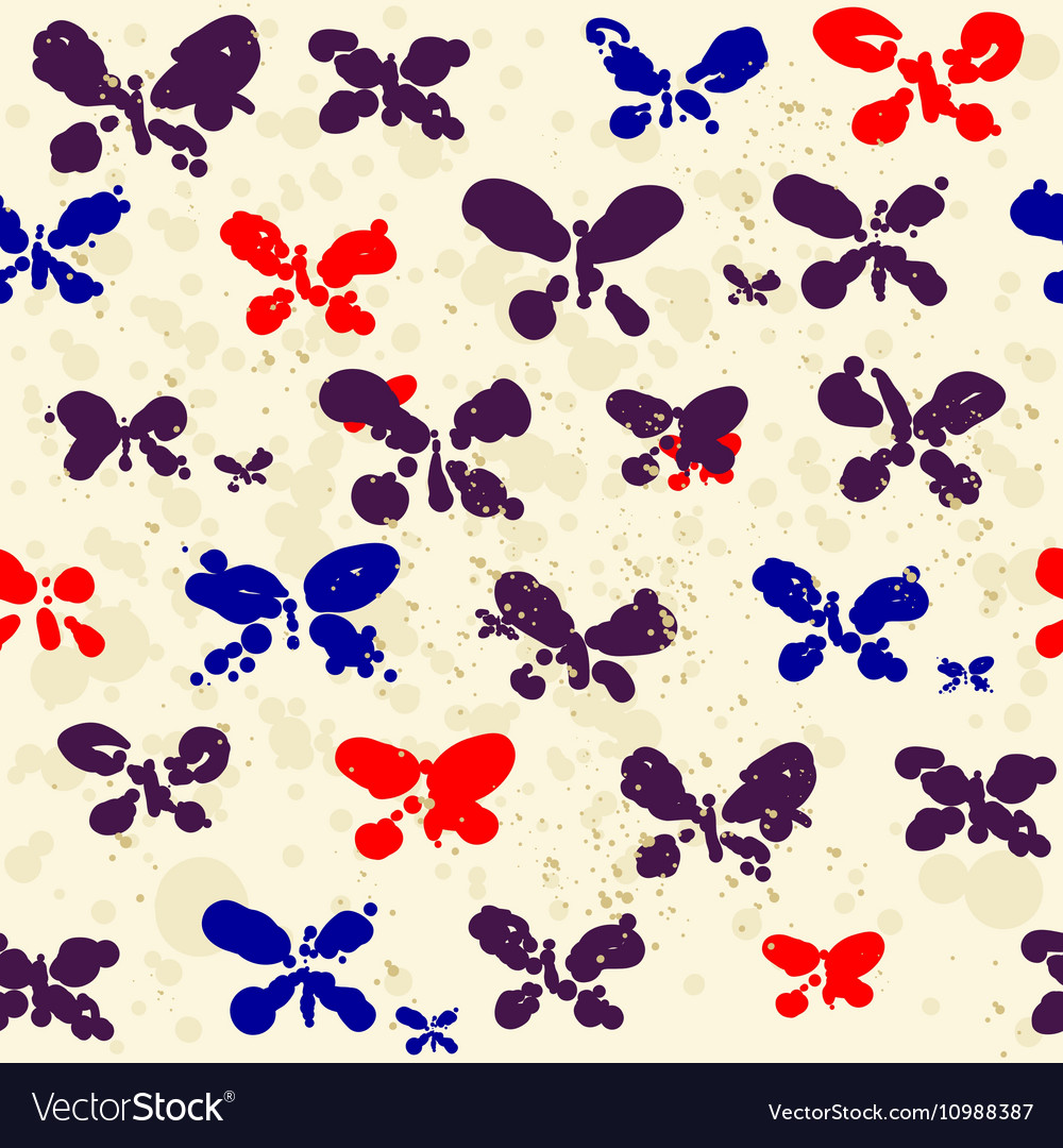 Abstract butterflies pattern