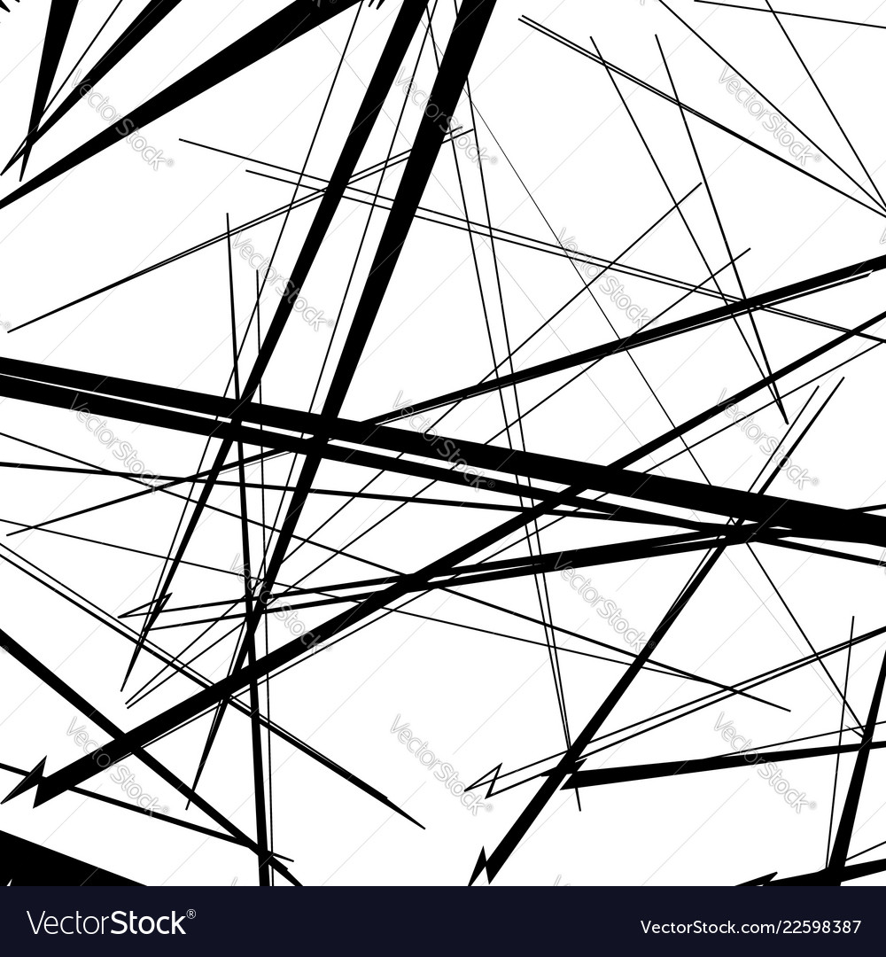 Abstract irregular lines pattern background vector image Abstract irregular lines pattern background