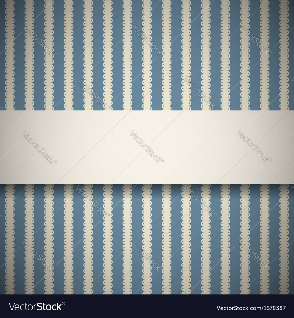 Blue retro pattern with stripes