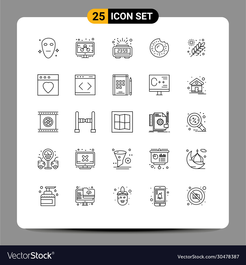 User interface pack 25 basic lines app