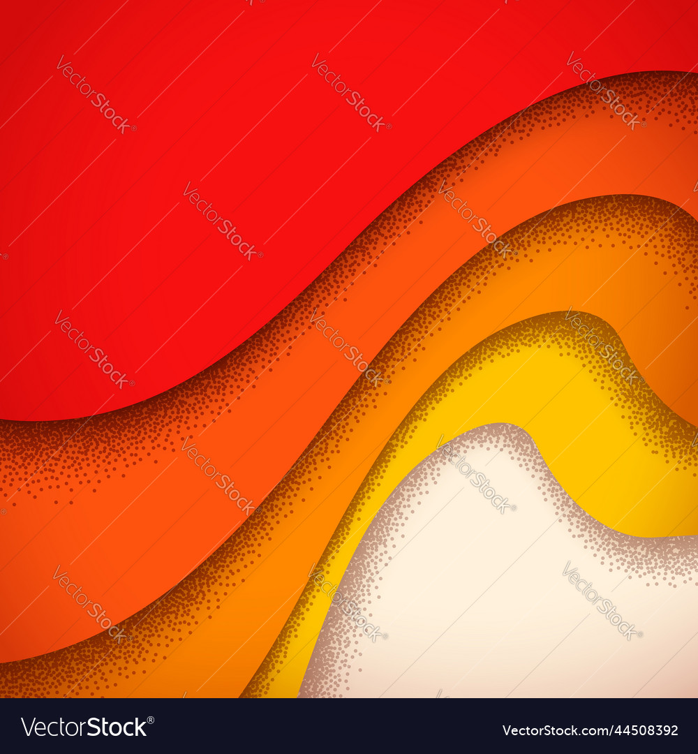 Abstract background with retro layers and dotted