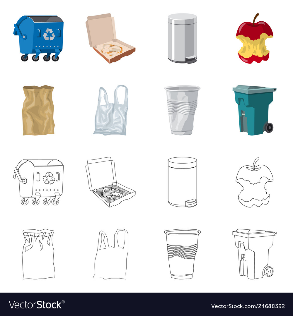 Dump and Sort Recycling Icons