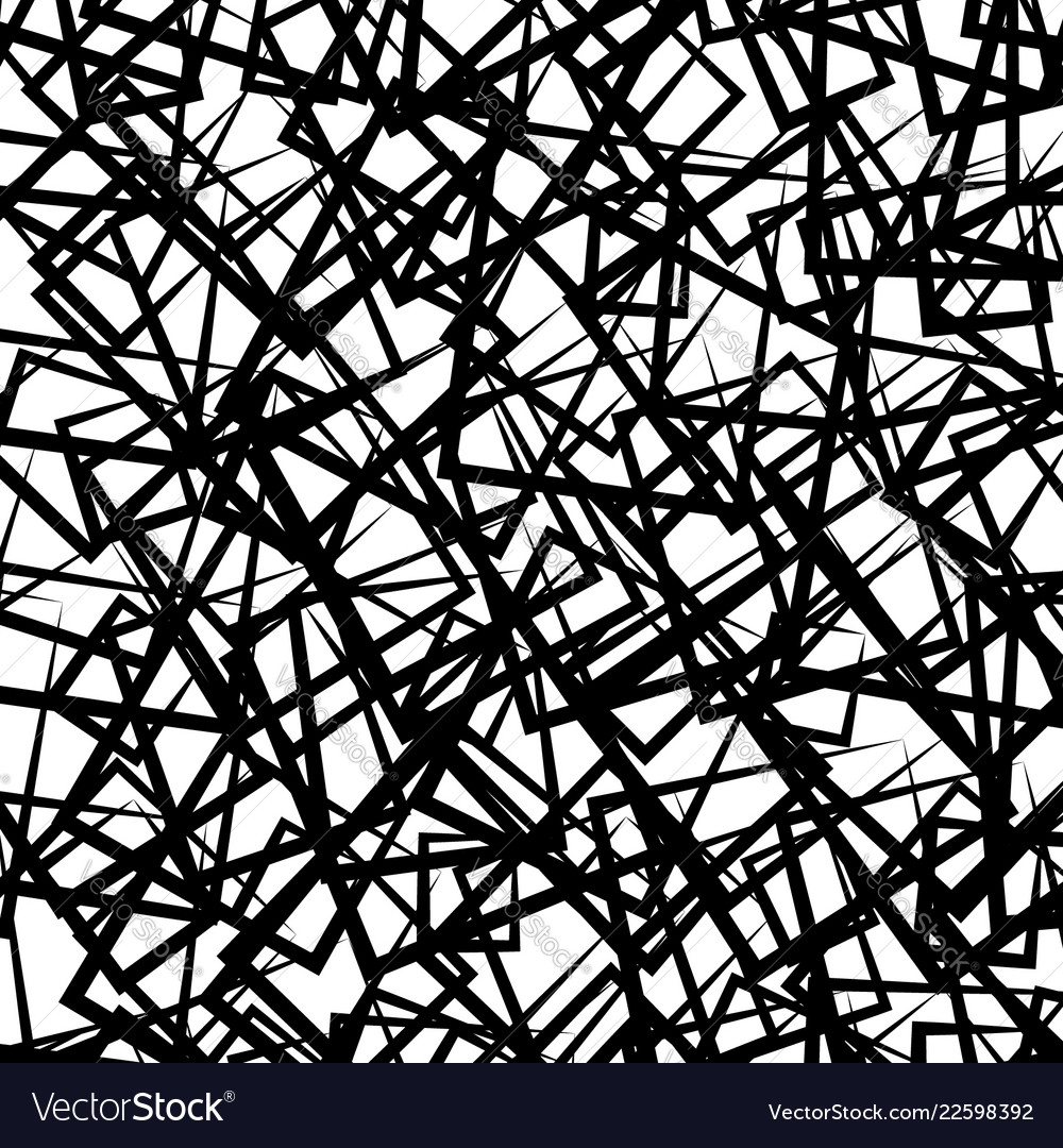 Random scattered squares abstract uncolored vector image Random scattered squares abstract uncolored