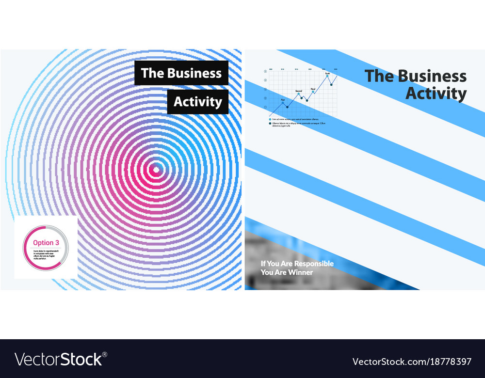 Abstract design elements for graphic layout