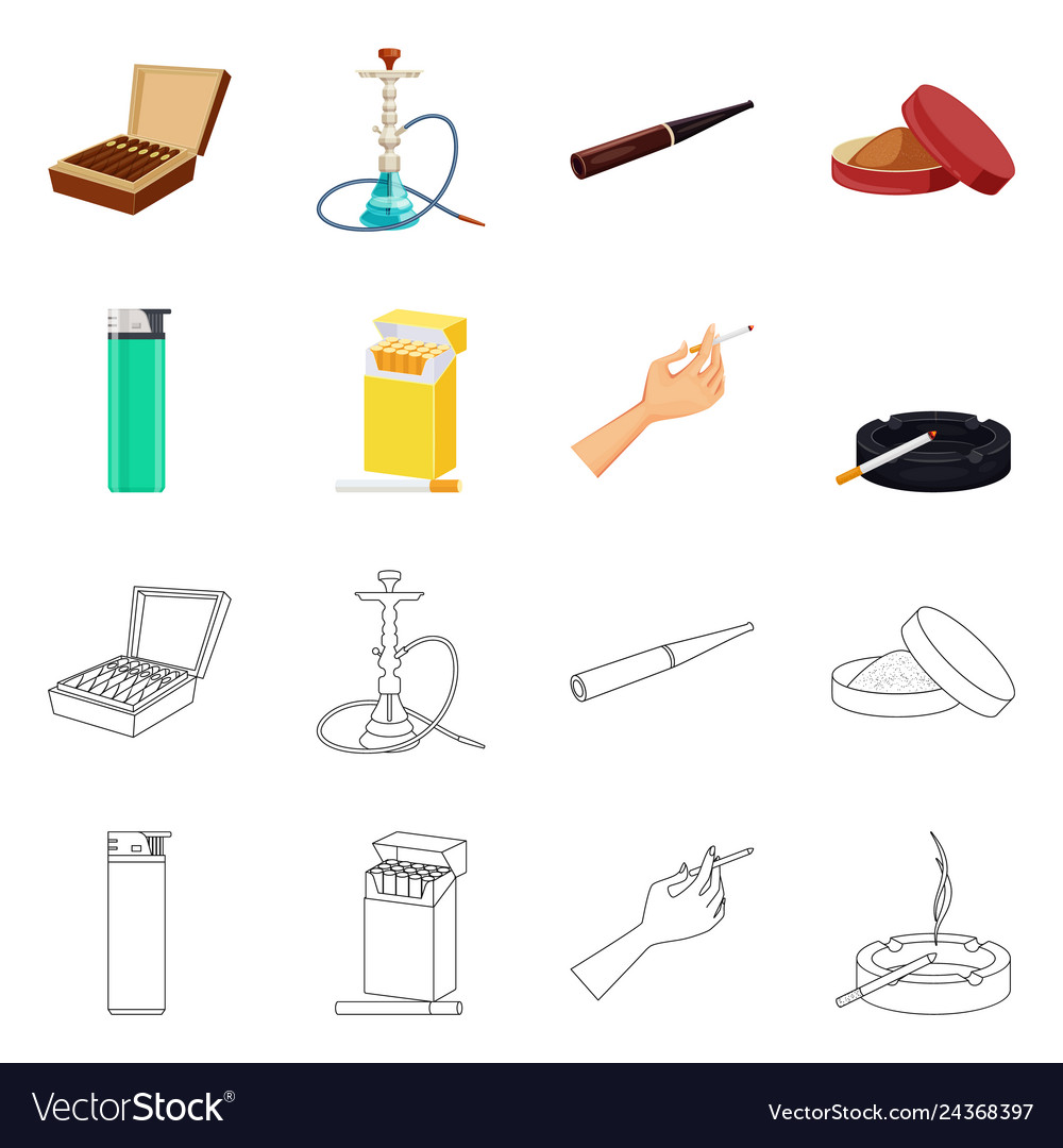 Design of refuse and stop symbol set vector image Design of refuse and stop symbol set