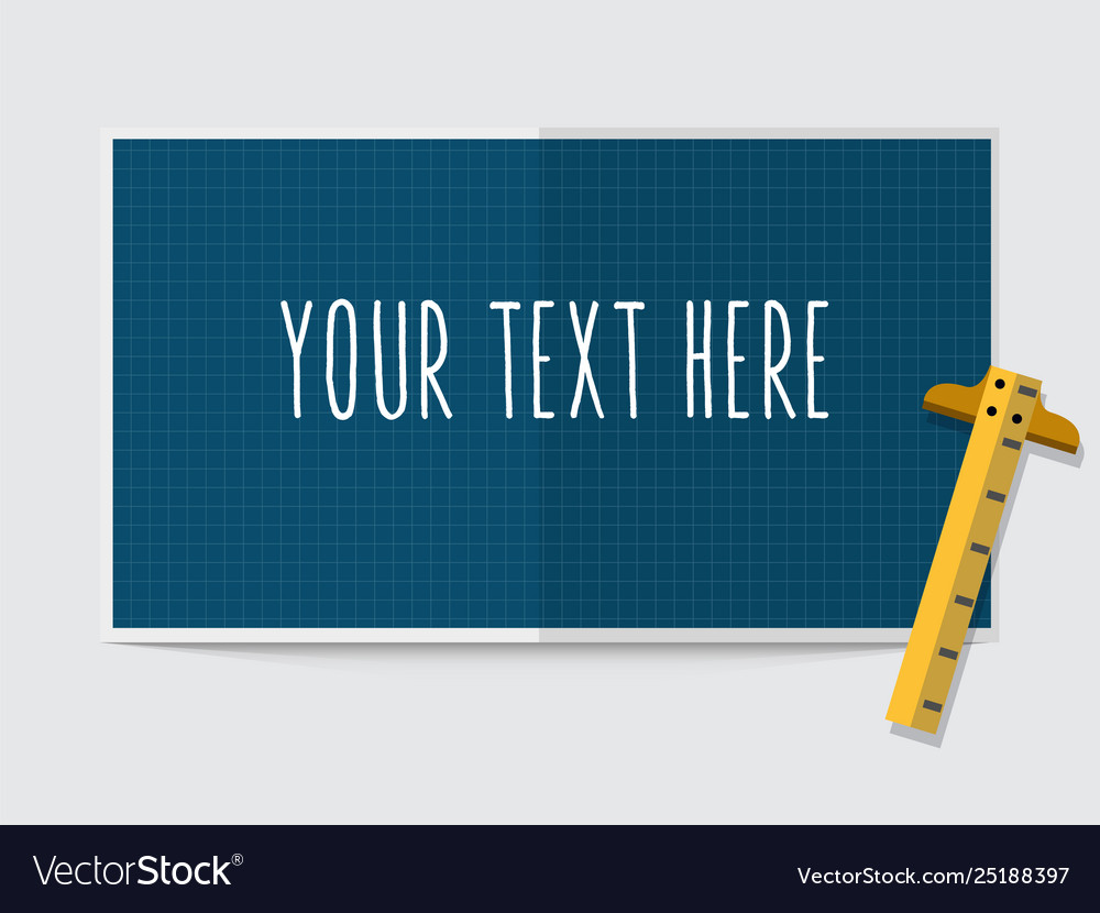 Graph paper with ruler