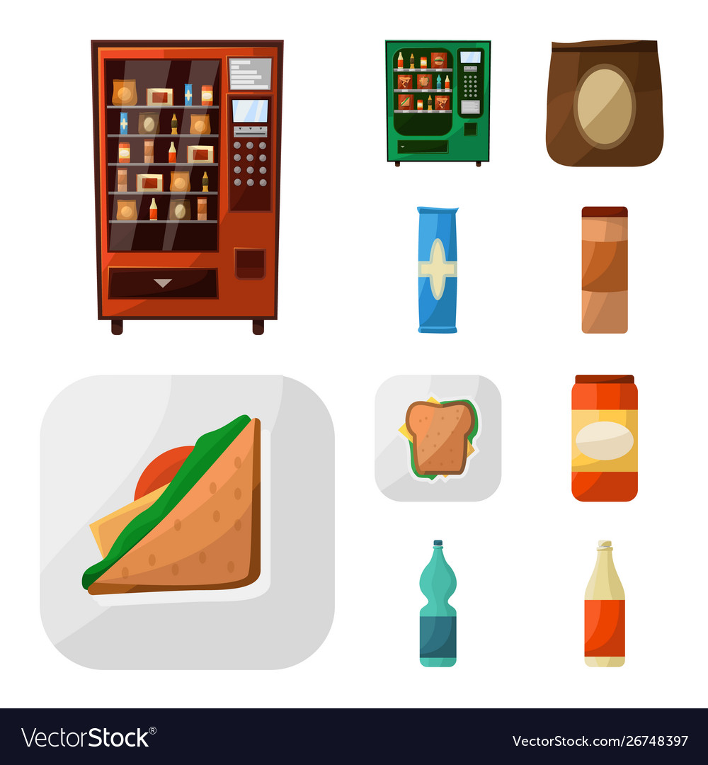 Isolated object vending and service icon