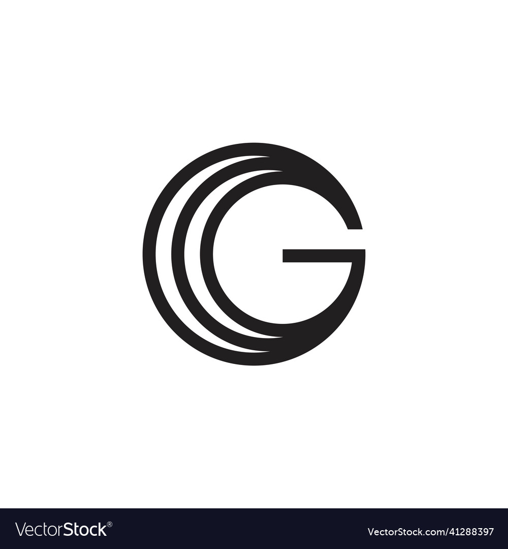 Letter g logo design concept Royalty Free Vector Image