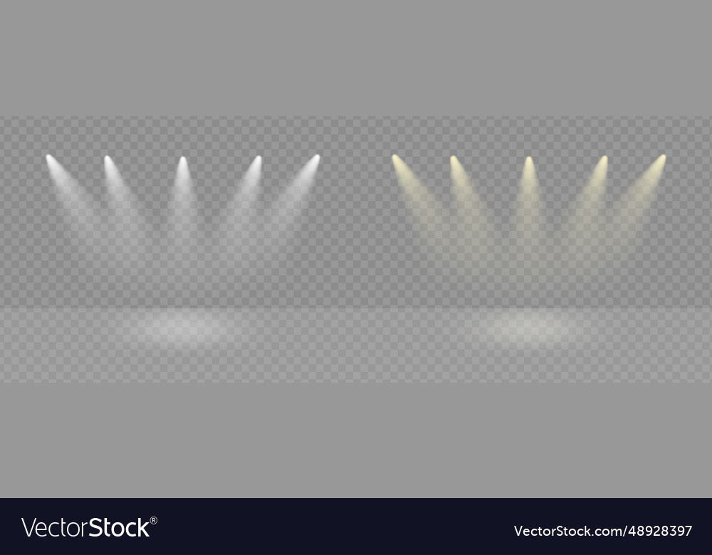 Light rays effect on transparant scene