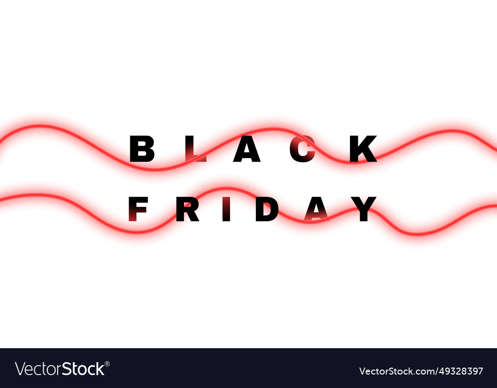 Modern style black friday sale banner