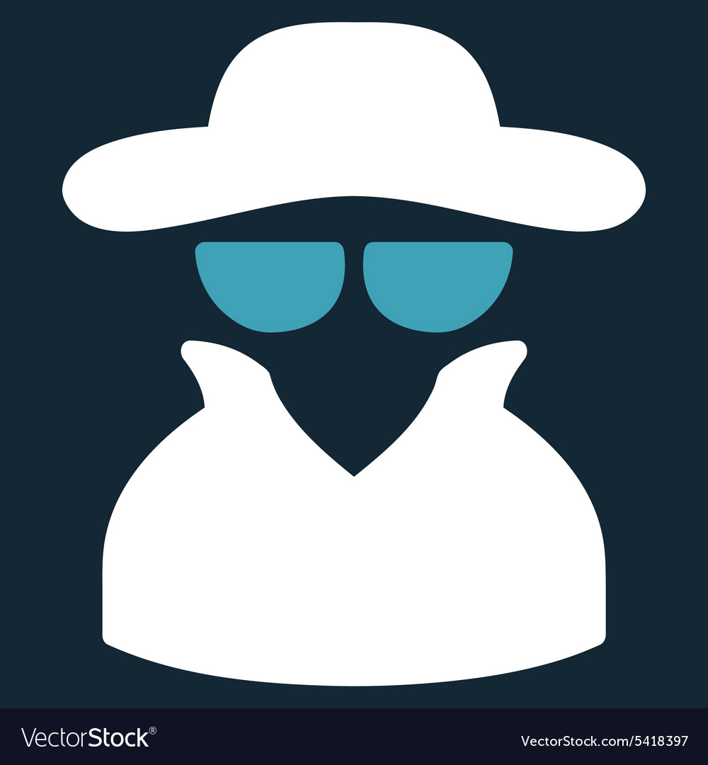 Spy icon from business bicolor set