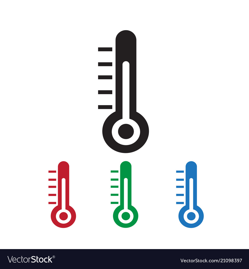 Thermometer icon vector image Thermometer icon