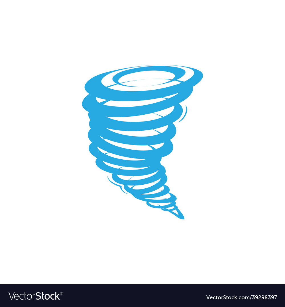 Twister tornado icon design template