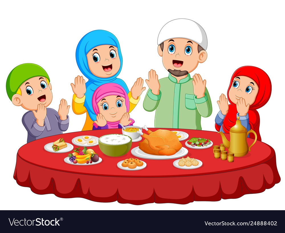 Are Praying For Eat Food On Ied Mubarak Royalty Free Vector are-praying-for-eat-food-on-ied-mubarak-royalty-free-vector