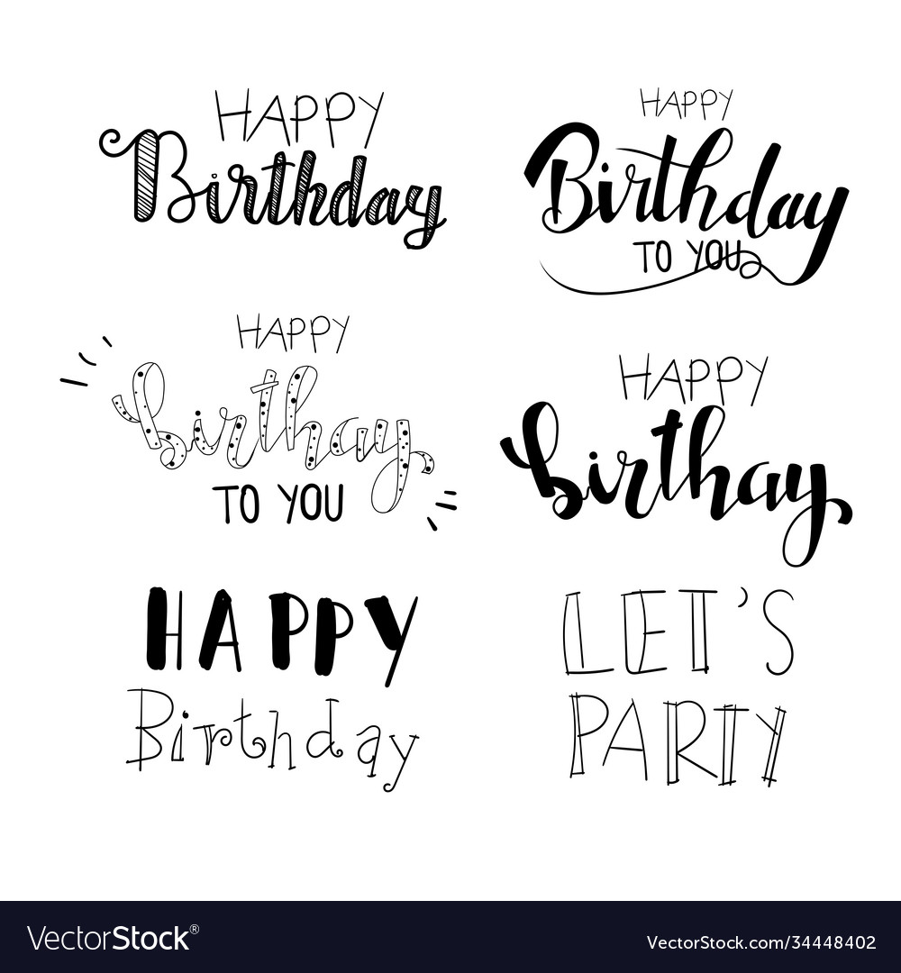 Happy birthdays celebratingdigital greeting Vector Image