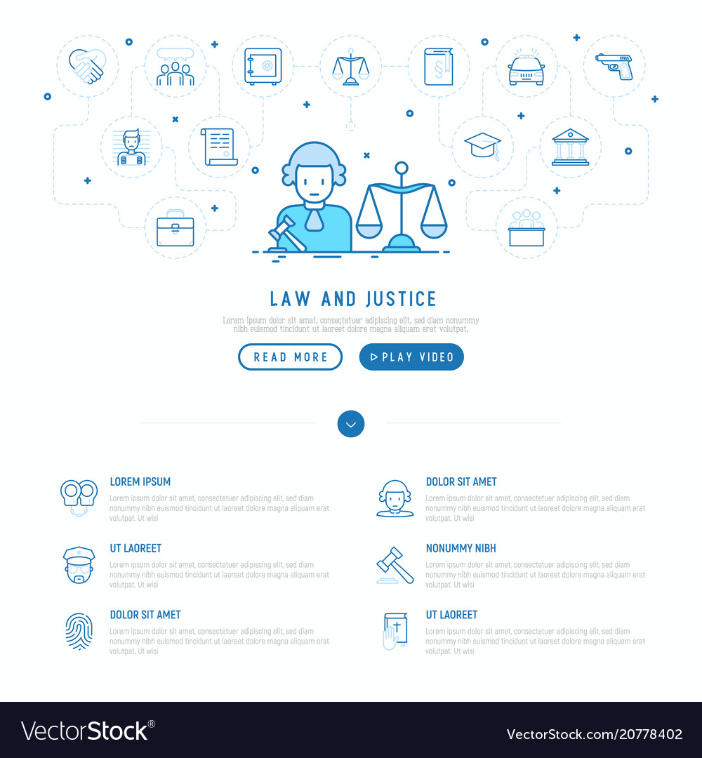Judge with Scales of Justice