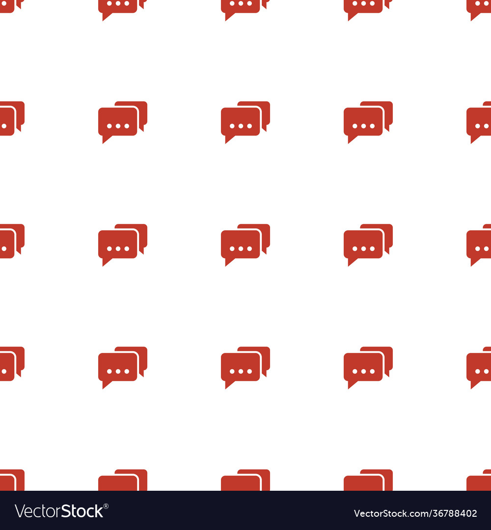 Message icon pattern seamless white background