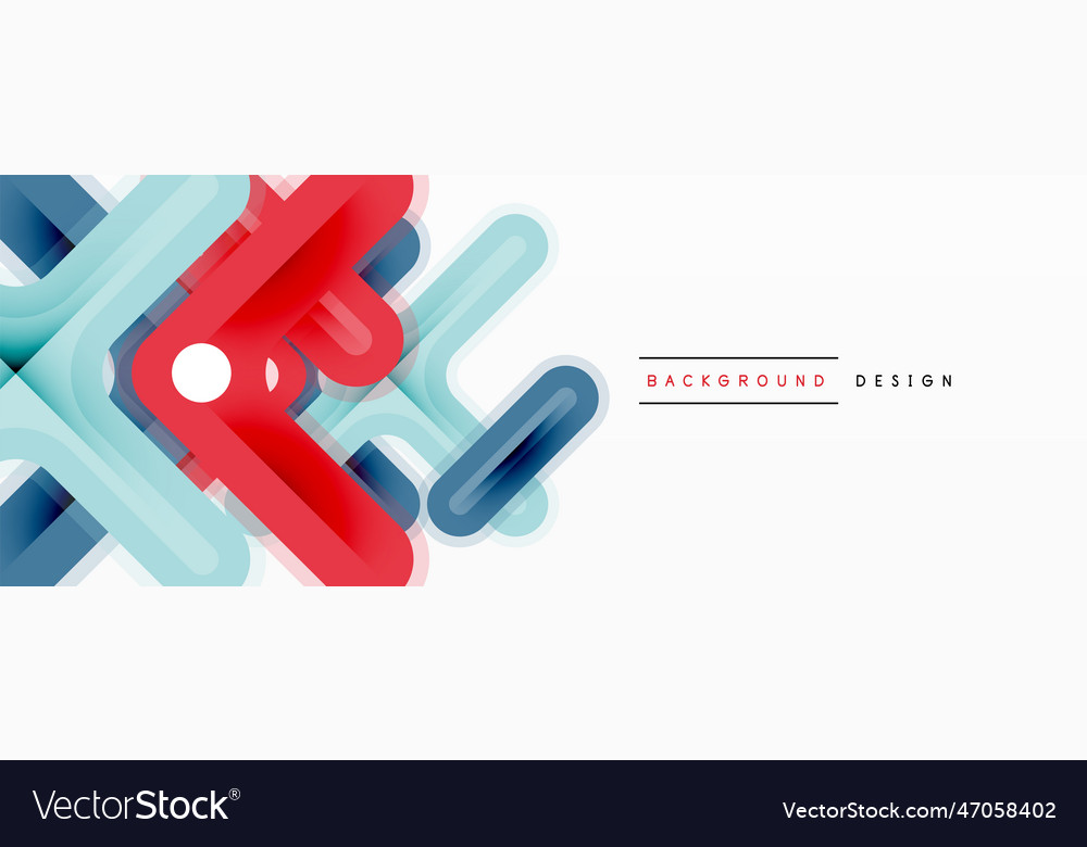 Minimal geometric background cross line design