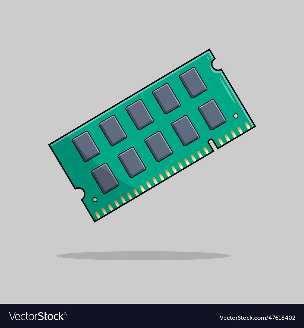 Modern ram computer Royalty Free Vector Image VectorStock