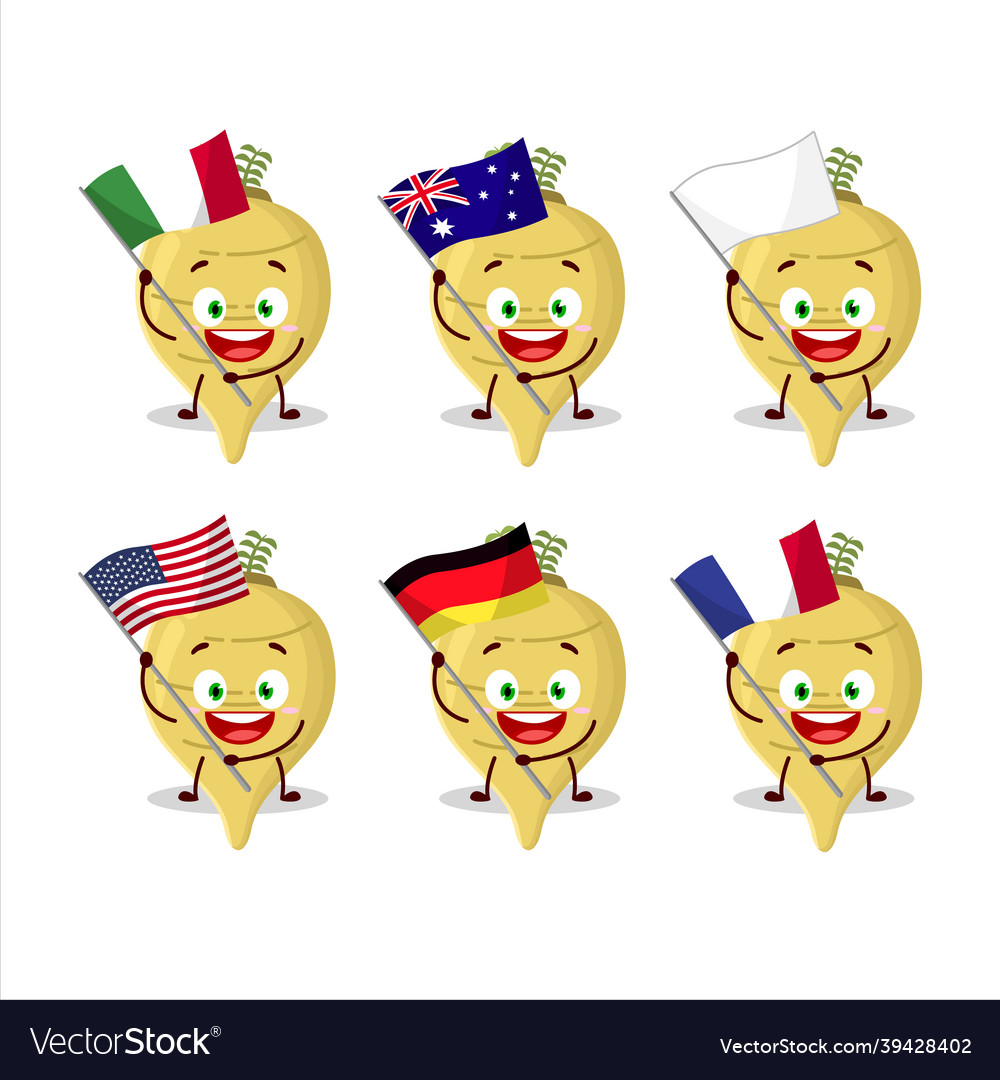 Parsnip Flags Cartoon