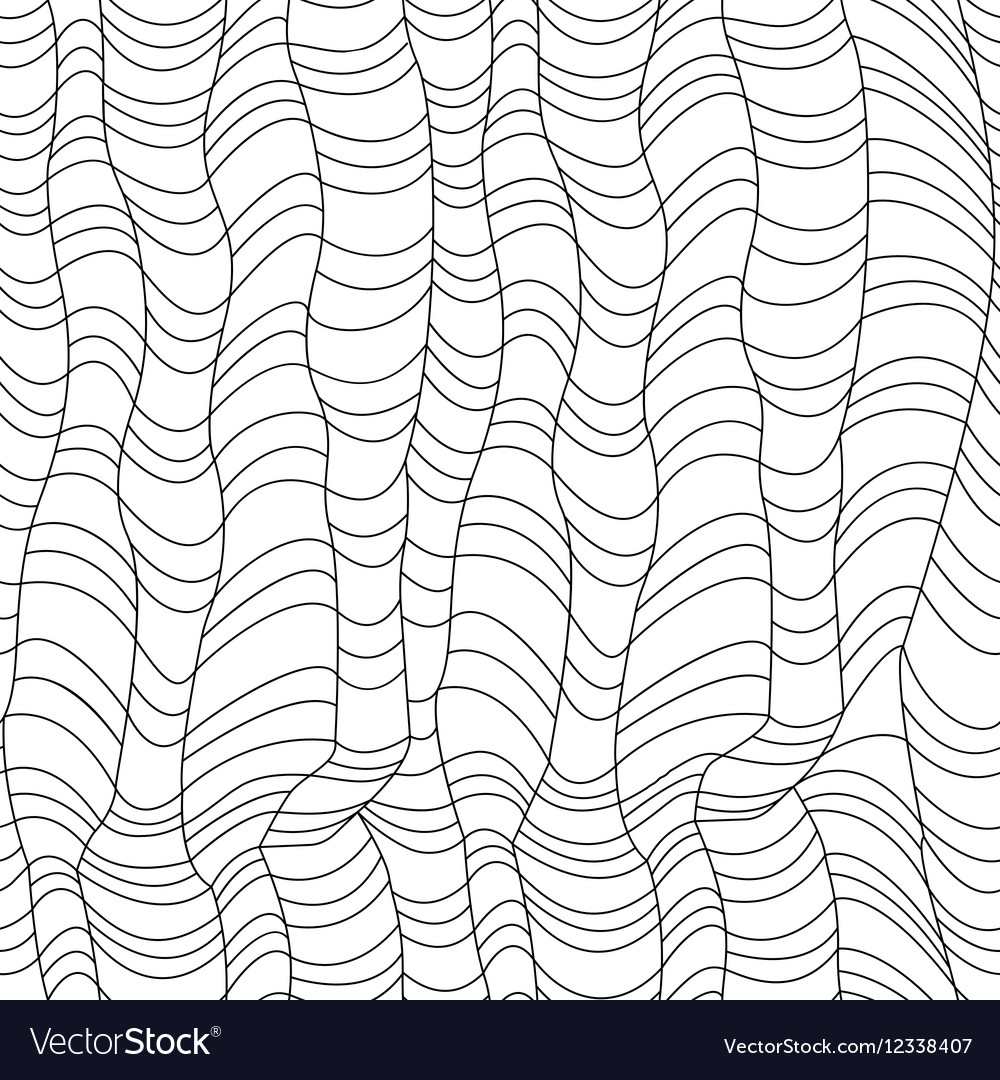 Abstract seamless background with doodle style