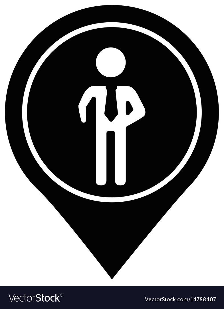 Pictograph man icon