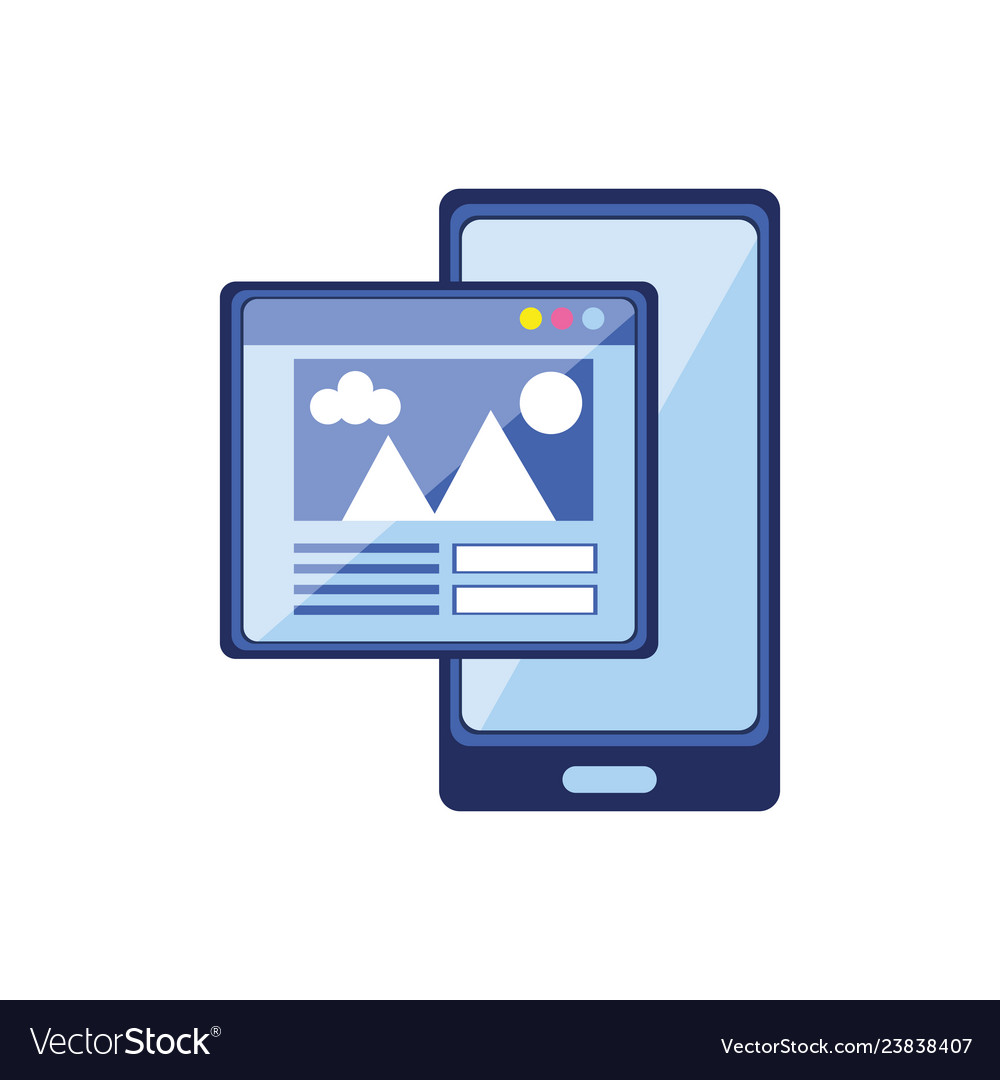 Smartphone device with web page