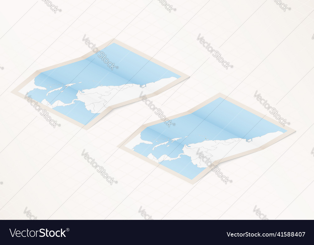 Two versions of a folded map grenada