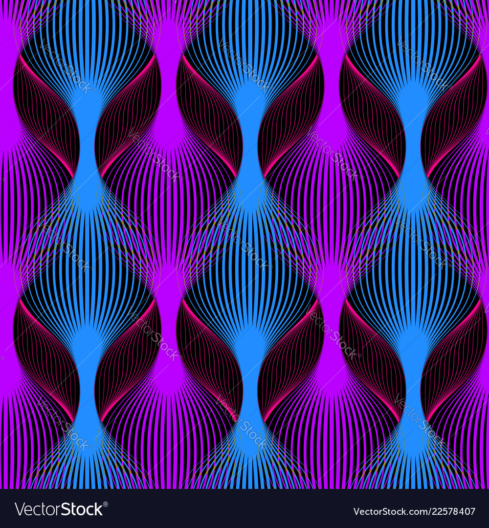 Ultraviolet lines seamless pattern background vector image Ultraviolet lines seamless pattern background