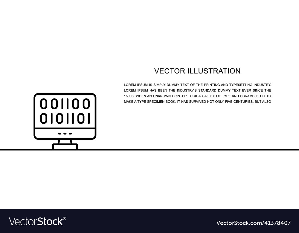 Web development coding continuous one line icon