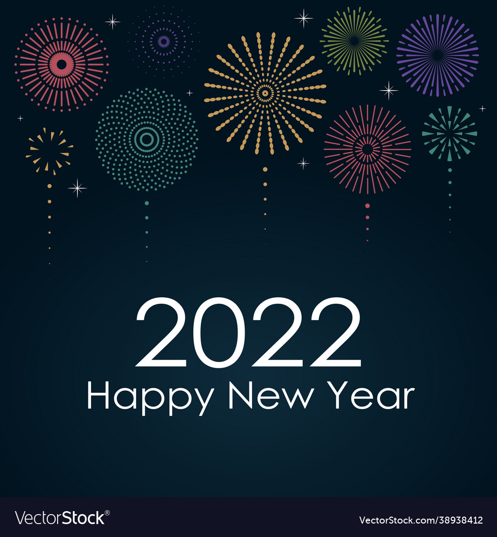2022 new year abstract background vector image 2022 new year abstract background