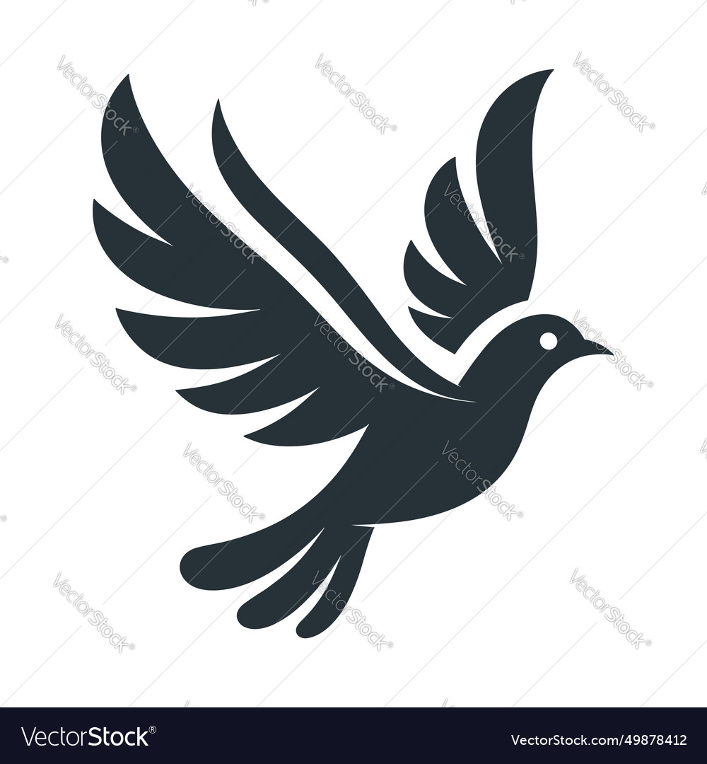 Bird logo design Vector Image Bird logo design