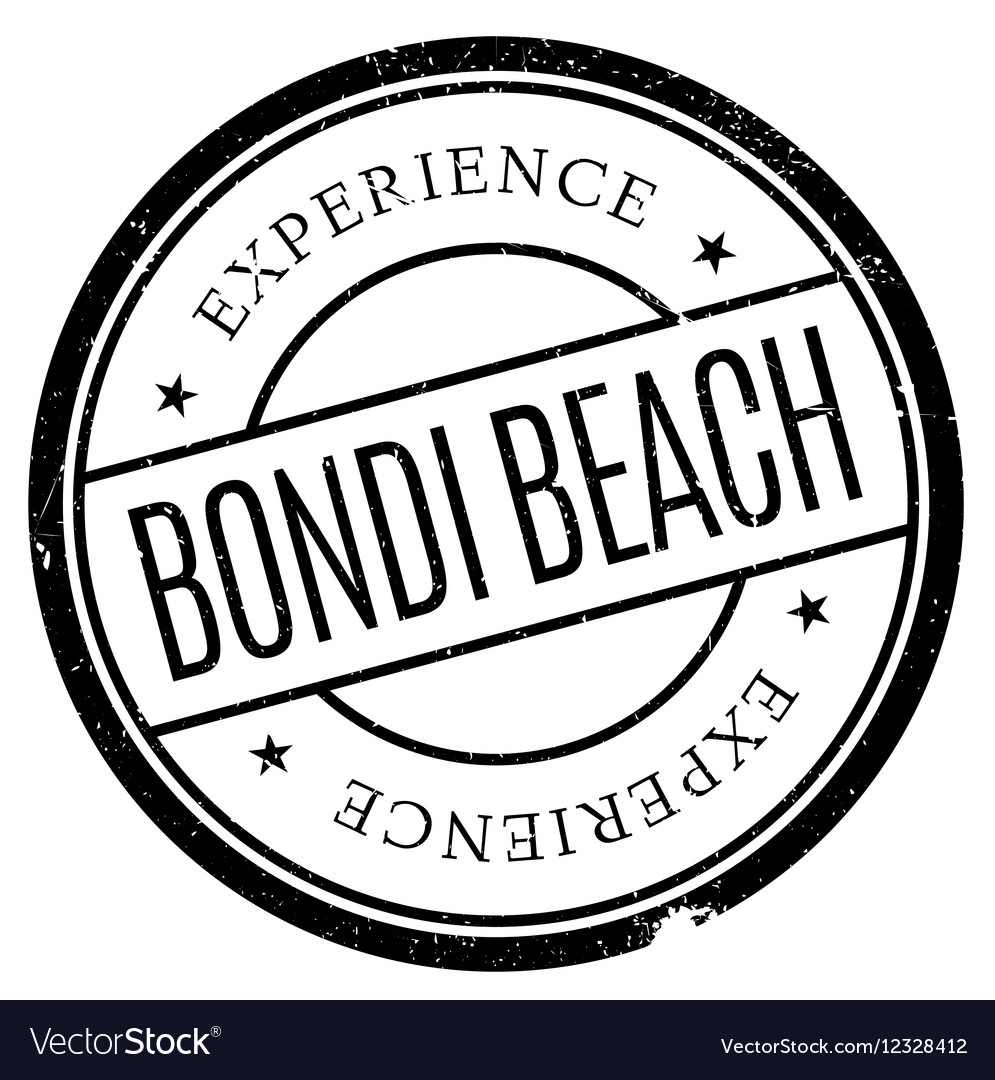 Bondi beach stamp