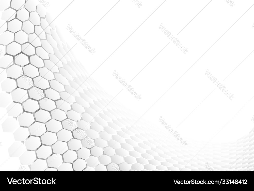 Hexagonal abstract background Royalty Free Vector Image