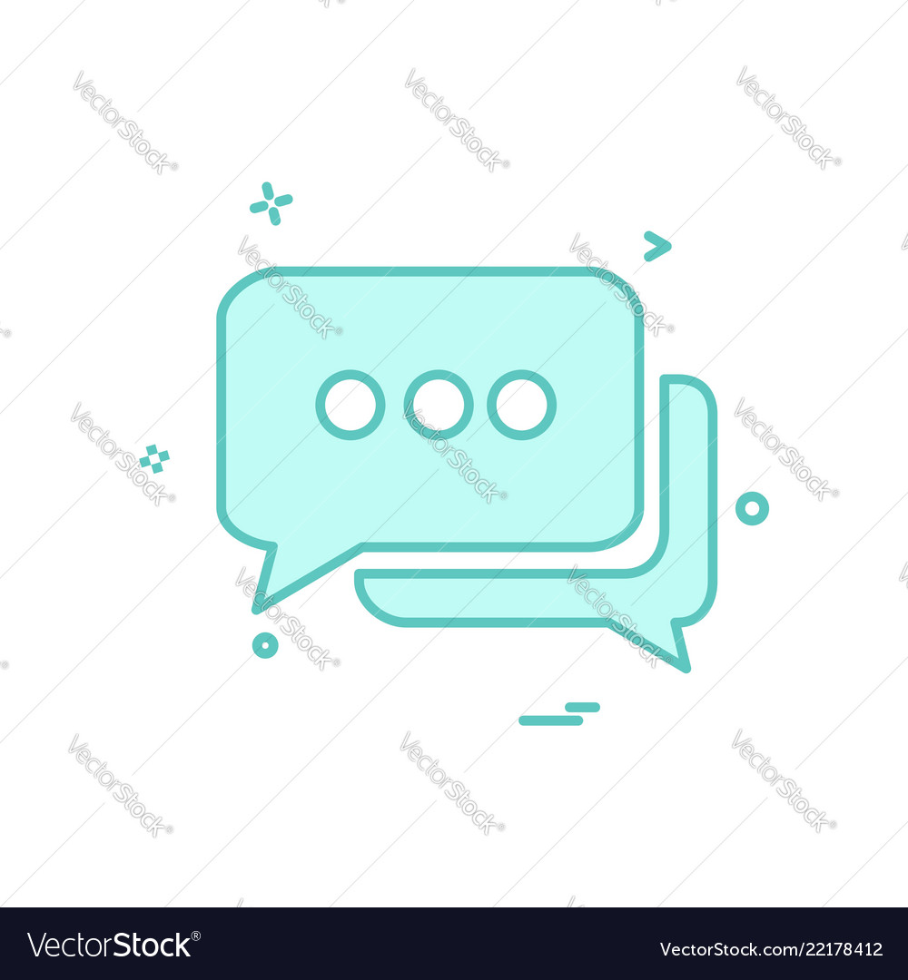 Message icon design