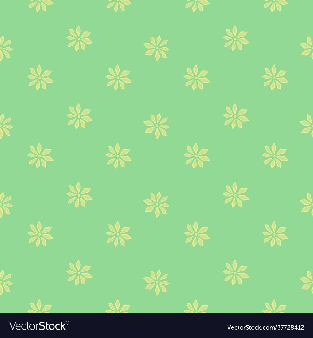 Spring cute seamless pattern with little yellow