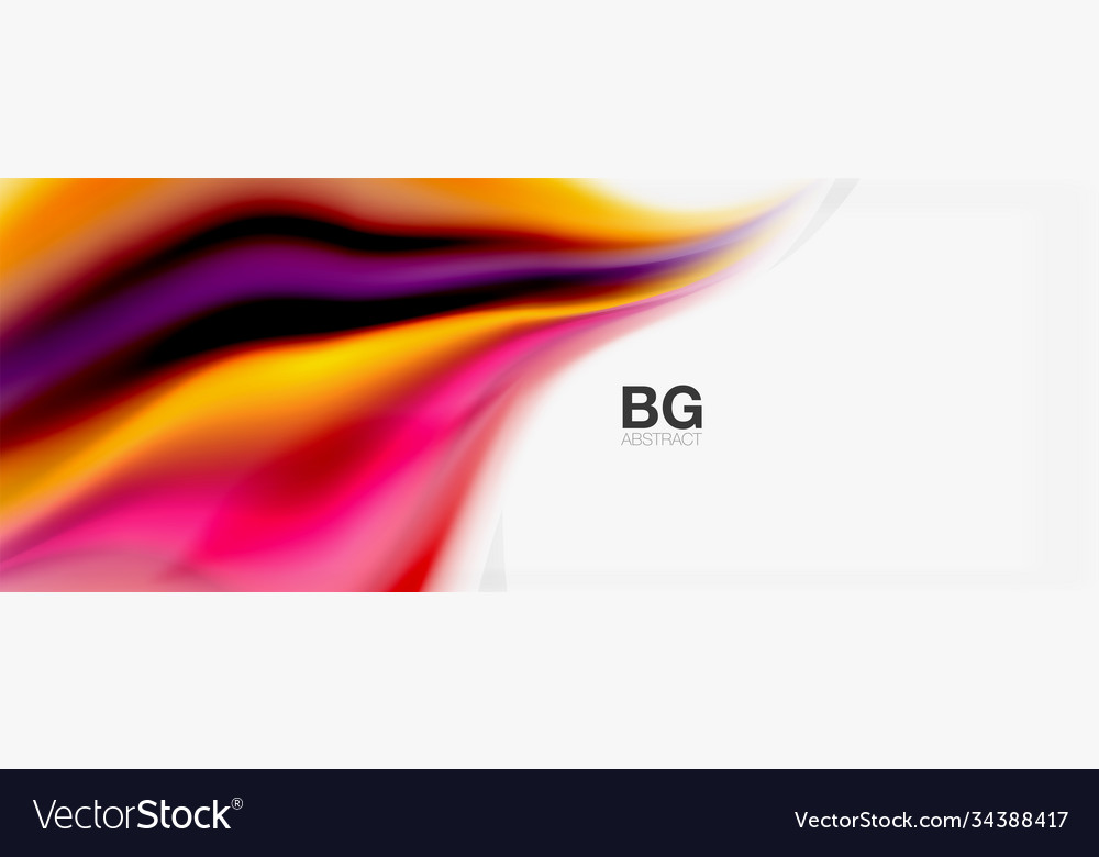 Abstract background smooth flowing lines blurred vector image Abstract background smooth flowing lines blurred