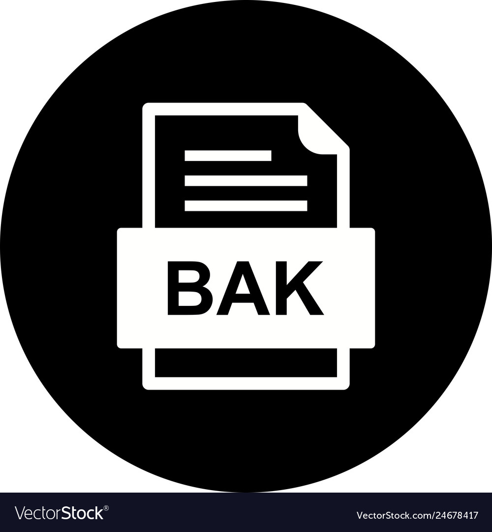 Bak file document icon