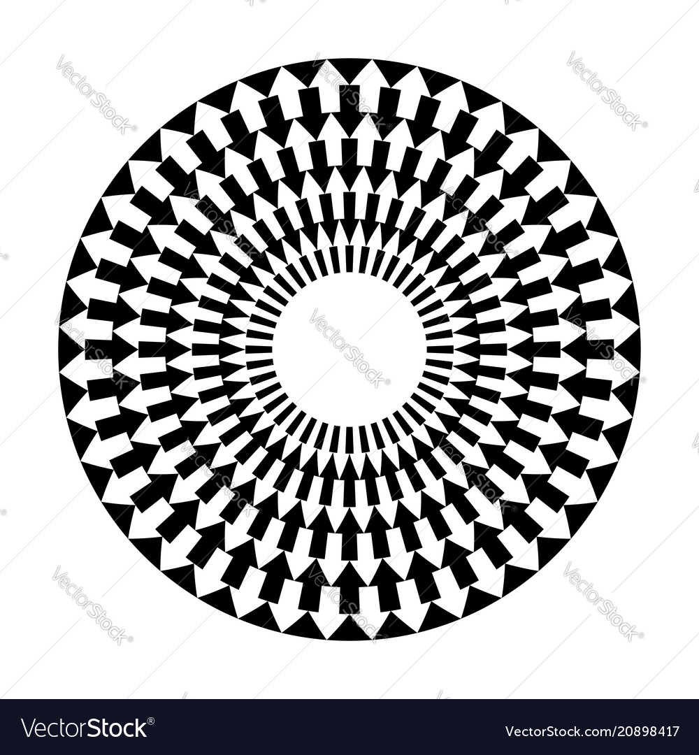 Circular Arrow Pattern