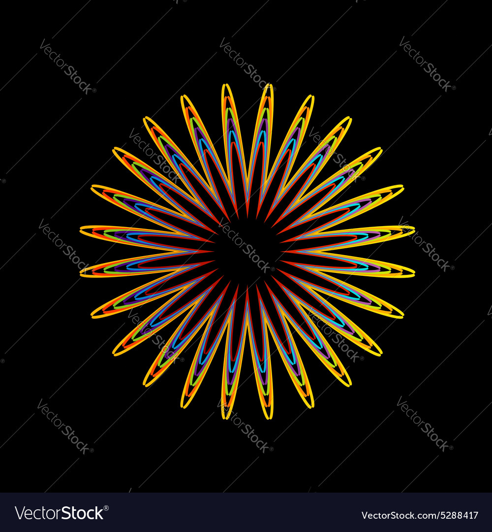 Fractal design element or banner for web