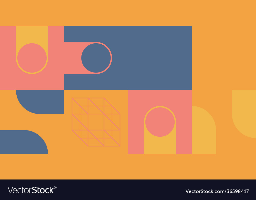 Repetitive abstract pattern design vector image Repetitive abstract pattern design