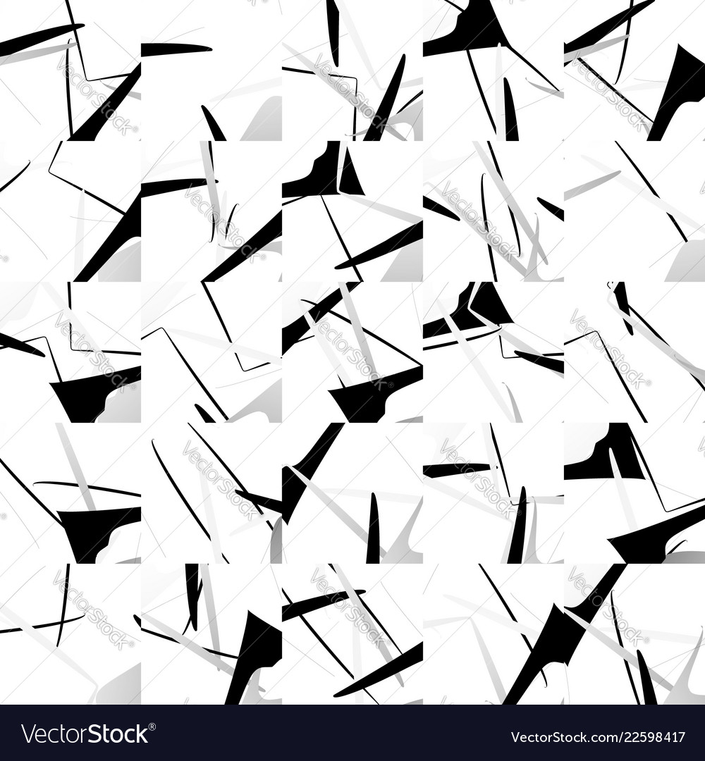 Seamless pattern with mosaic of random shapes vector image Seamless pattern with mosaic of random shapes