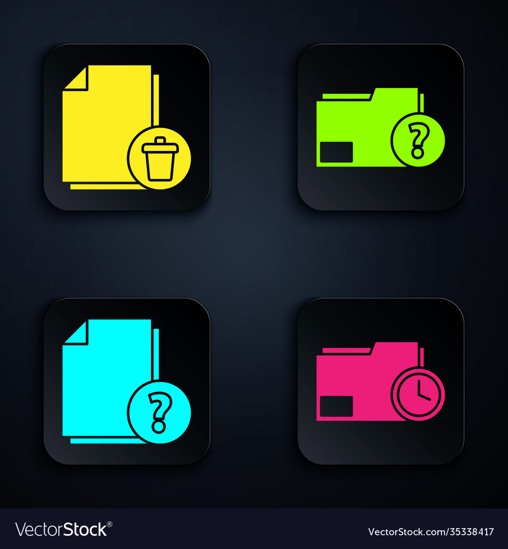 Set document folder with clock delete file